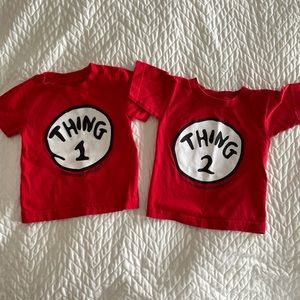 Thing 1 & Thing 2 shirts
